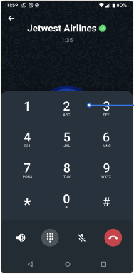 DTMF dial pad in the consumer app